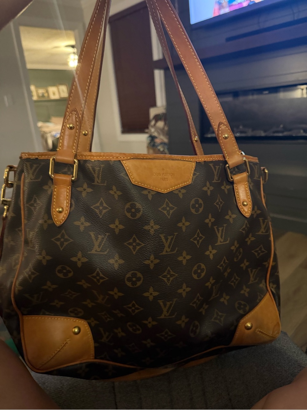 Louis Vuitton Estrella MM Shoulder Tote - Brown & Tan